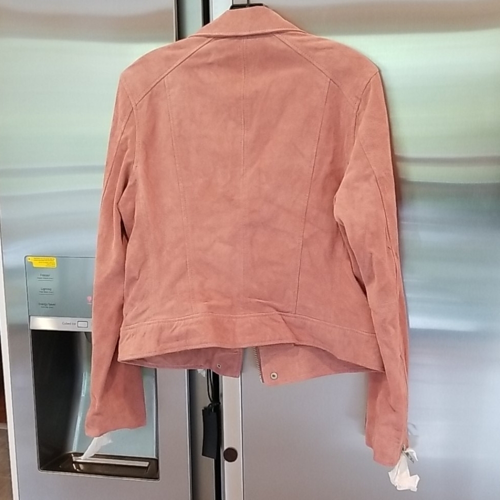 💕BLANKNYC💕 Suede Moto Jacket ~ Coral Cedar - Picture 13 of 16
